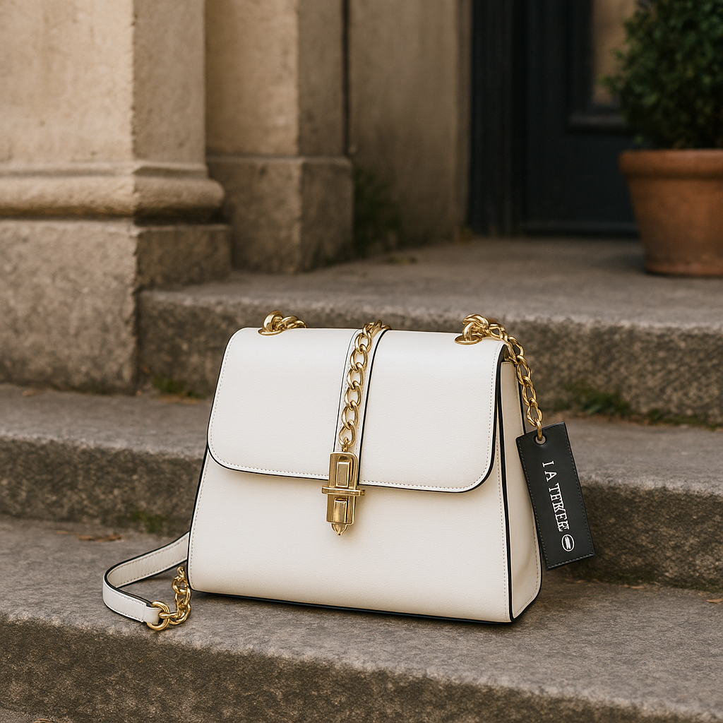 La Terre White HandBag
