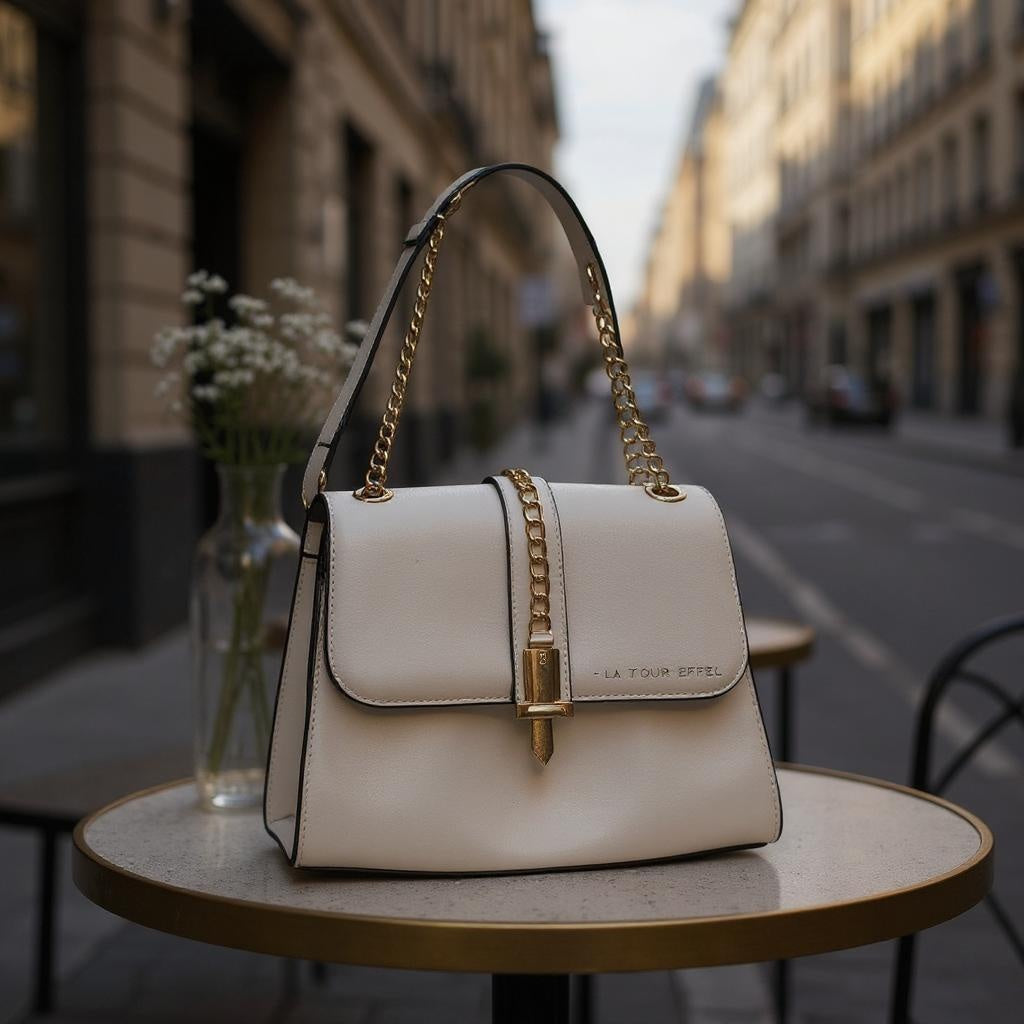 La Terre White HandBag