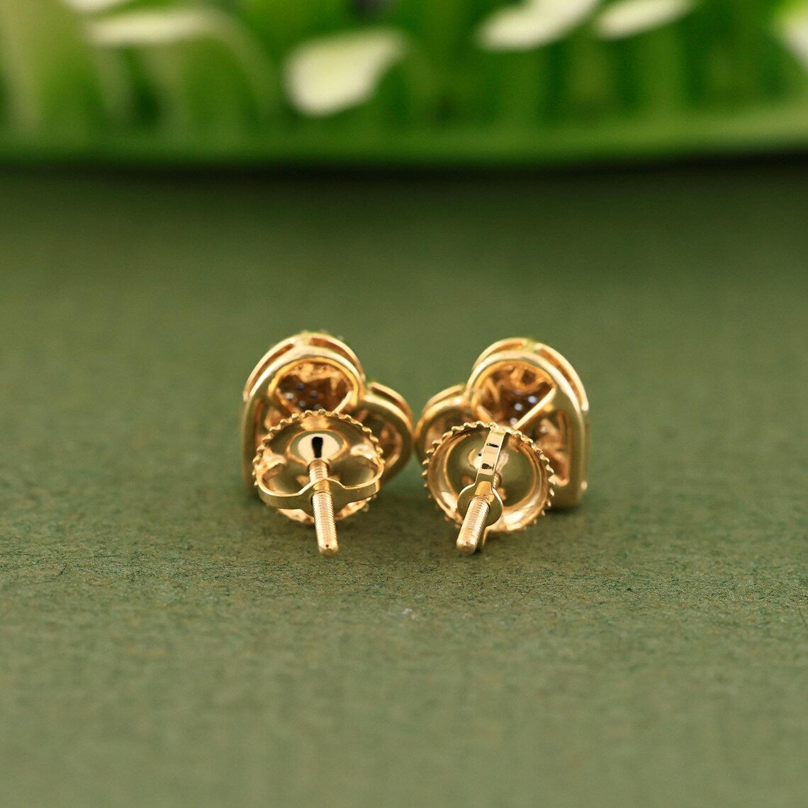 Diamond Fancy Heart Earring