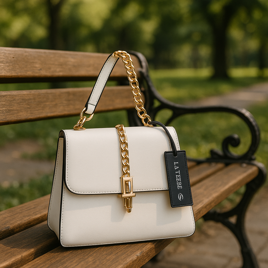 La Terre White HandBag