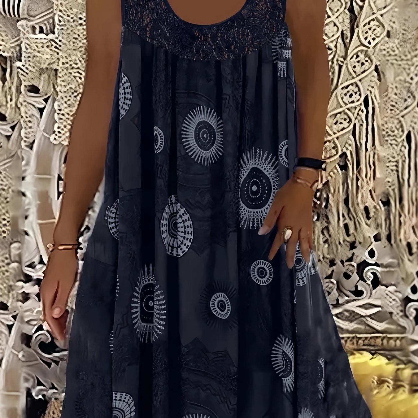 Natalie | Women's Sleeveless A-Line Dress