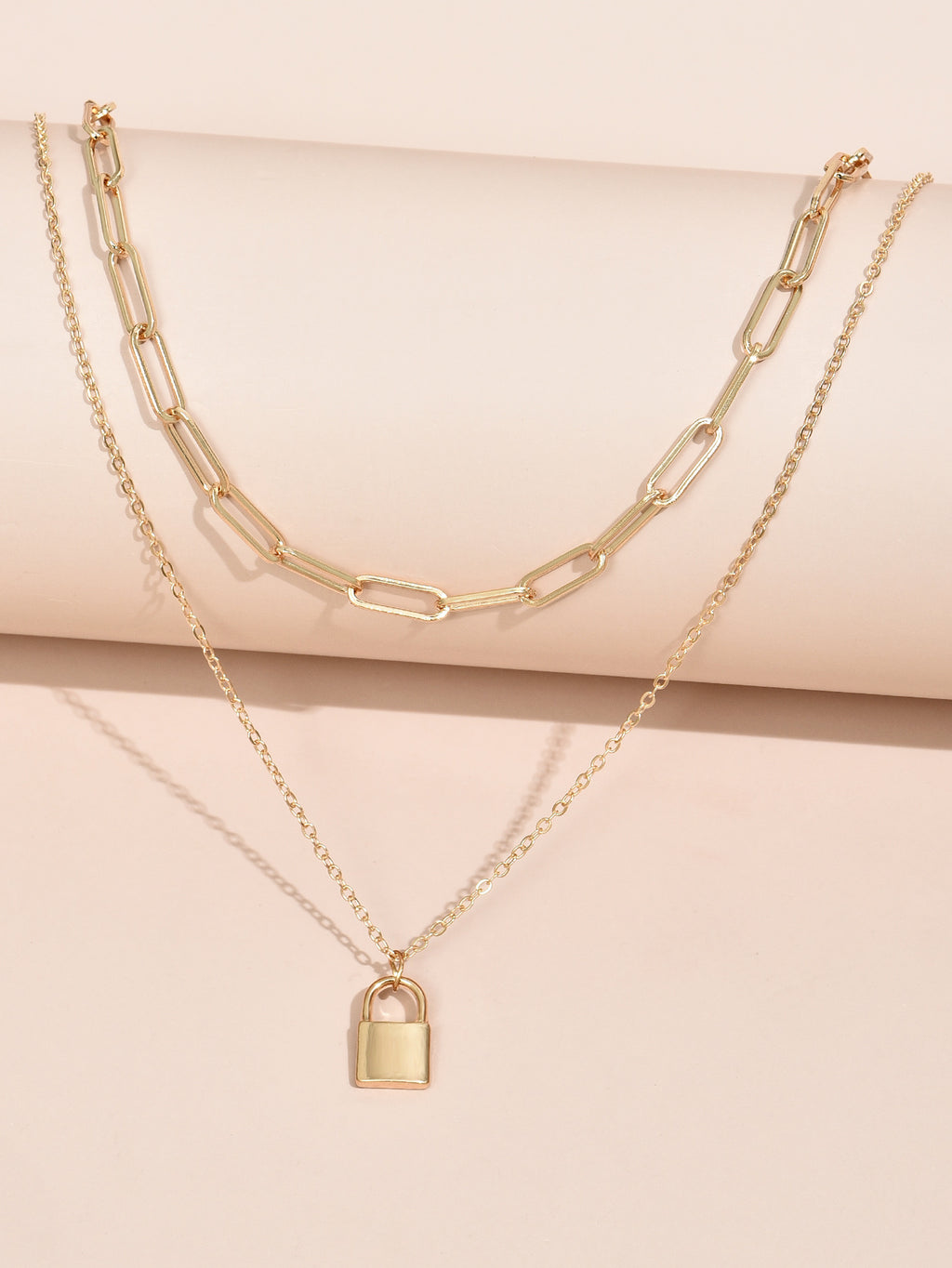 Creative Lady Multi-layer Wearing Necklace Gold
