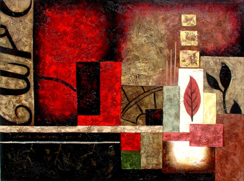 Fall Patterns – Handmade Oil Painting on Canvas