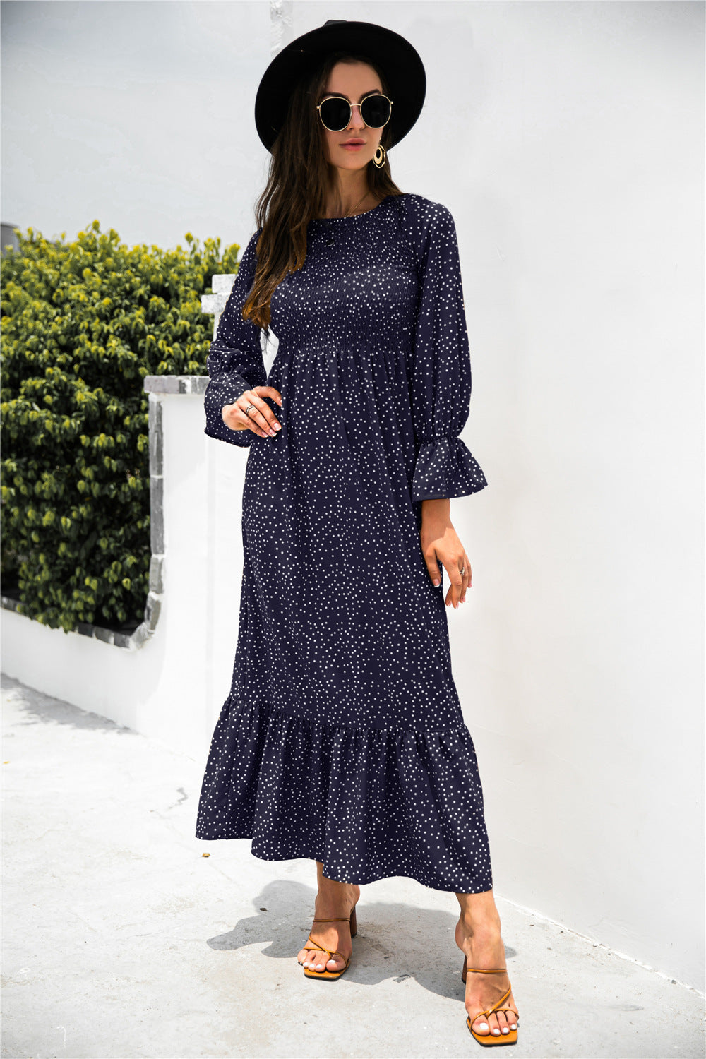 Roxy - Smocking Long Sleeve Dress