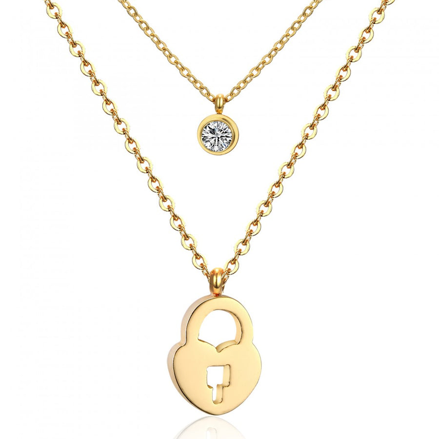 Secret Lock Necklace 16"