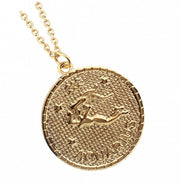 Aquarius Medallion Necklace – 18"
