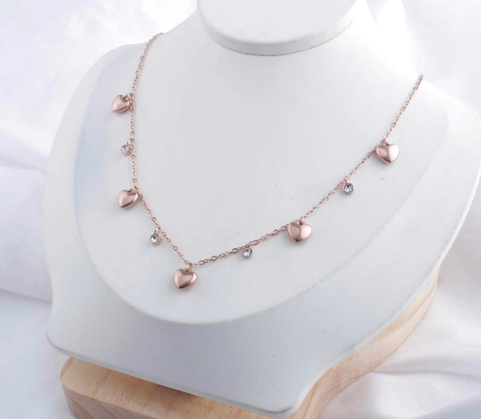 Gorgeous Rose Gold Sweethearts