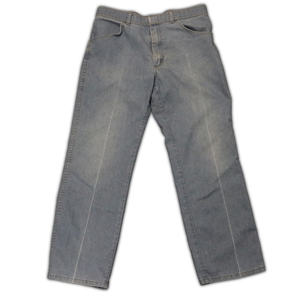 Vintage 1980 Wrangler Straight-Leg Designer Denim Jeans – Men’s 34x28