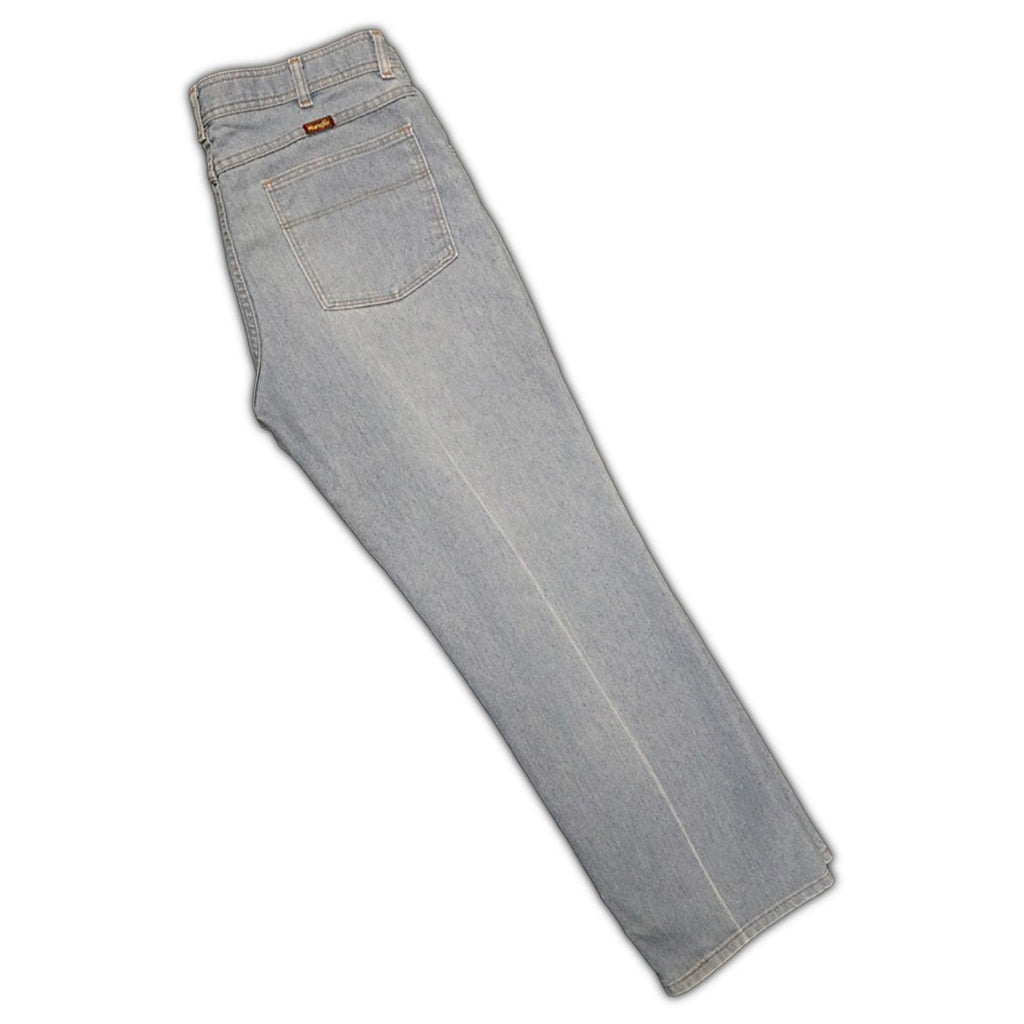 Vintage 1980 Wrangler Straight-Leg Designer Denim Jeans – Men’s 34x28