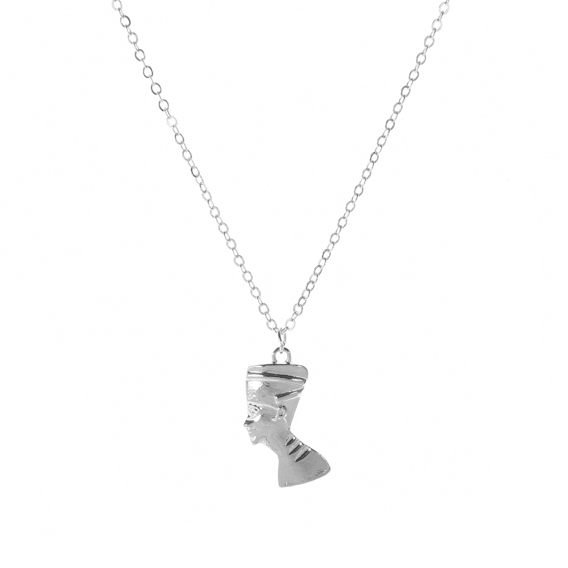 Ancient Egyptian Queen Necklace Pendant Light Gold Egyptian Neferti Avatar Jewelry
