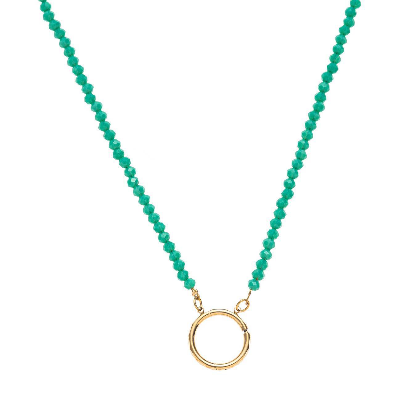 Stainless Steel DIY Vacuum Plating 18K Gold Color Protection Necklace