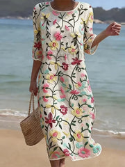 Rebecca l Women's Floral Pattern Dress
