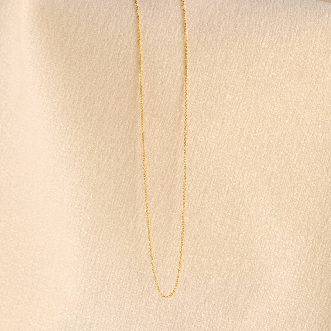 Stainless Steel DIY Vacuum Plating 18K Gold Color Protection Necklace
