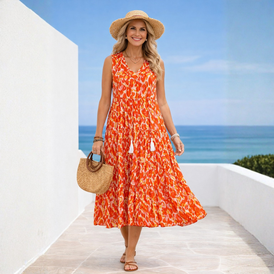 Lily | Bohemian Midi Dress