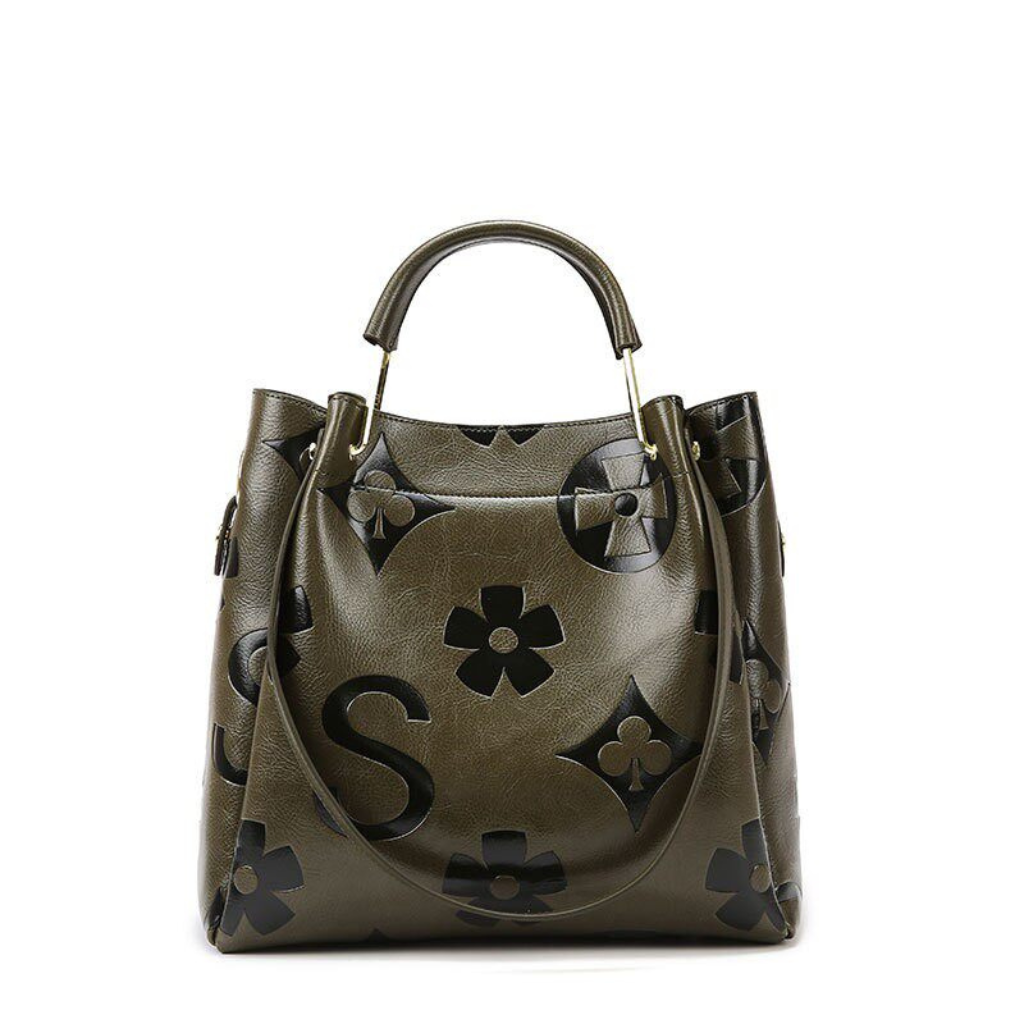 Luna | Floral Embossed Handbag
