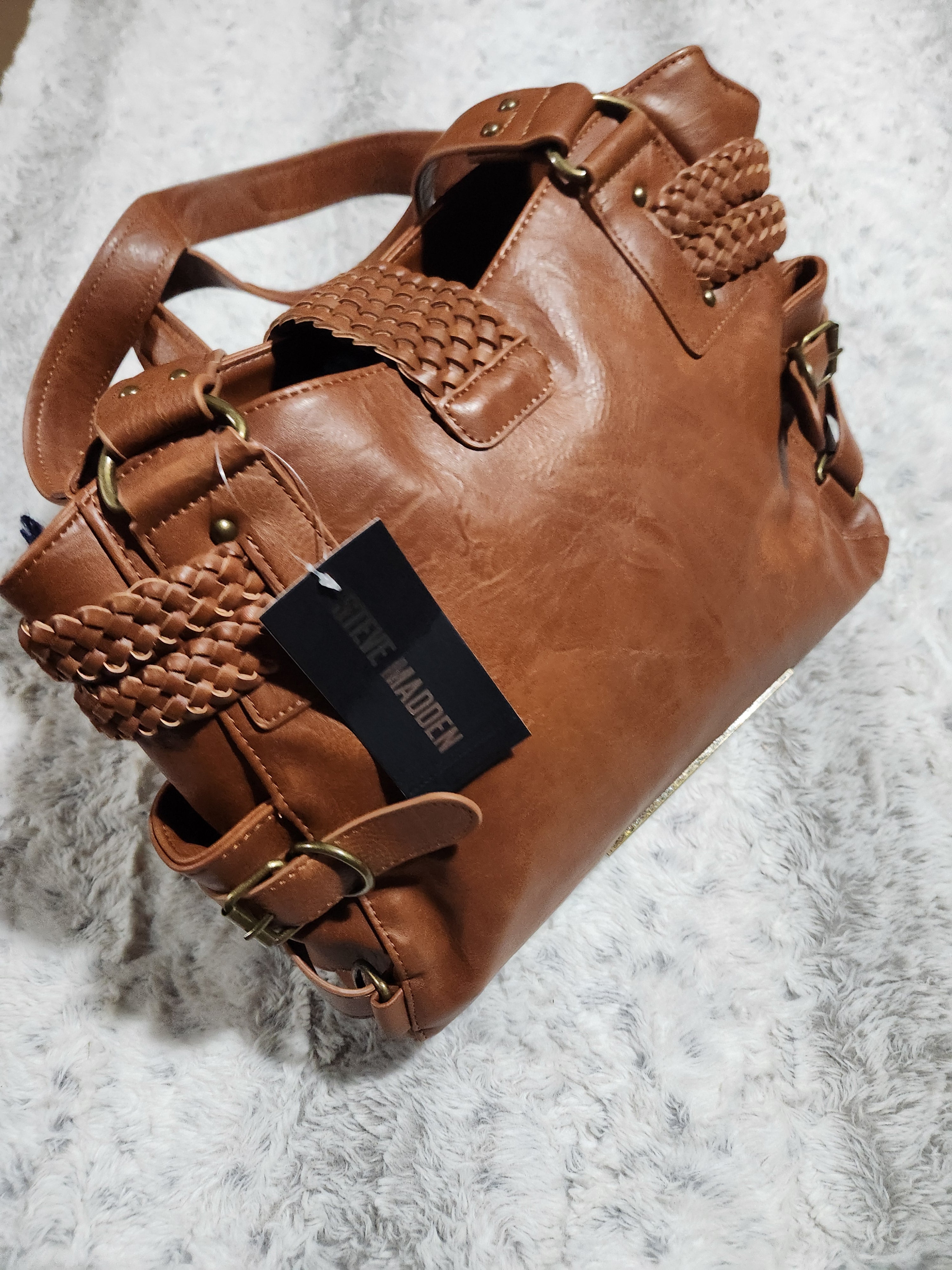 Steve Madden BSamba Leather Purse Satche