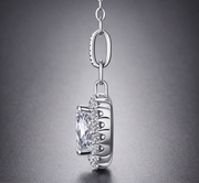 Dandelion - A Fashionable And Luxurious Diamond Jewelry Pendant Set With 2-carat Moissan Diamonds, S925 Sterling Silver And Platinum Plating