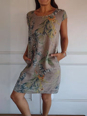 Ysella - Casual Printed Dress