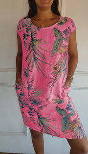 Ysella - Casual Printed Dress