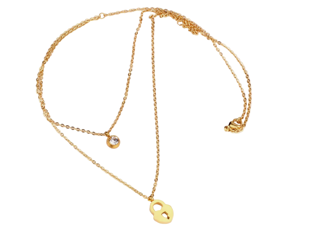 Secret Lock Necklace 16"