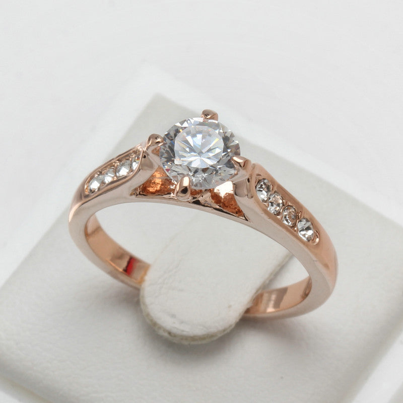 Classic foreign hot hand decorated Korean Ring