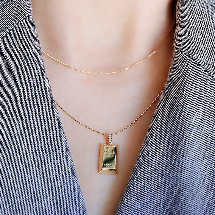 18K Gold Pendant With The Same Necklace