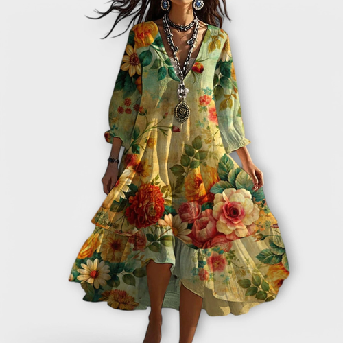 Aida | Elegant Floral Dress