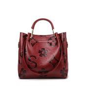 Luna | Floral Embossed Handbag