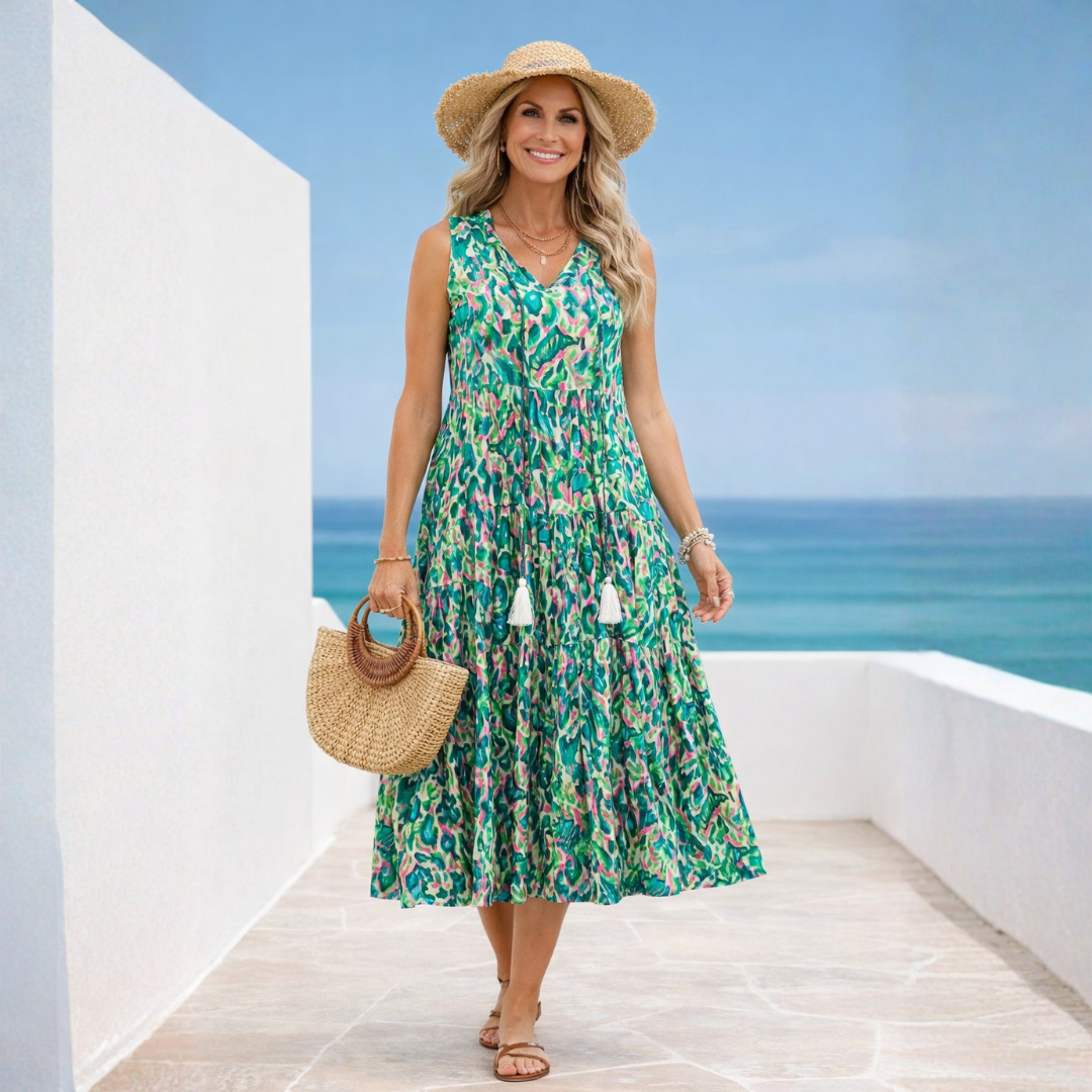 Lily | Bohemian Midi Dress