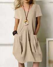 Kwani | Easy Casual Flow Midi Dress