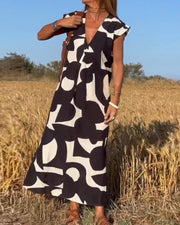 Kendall - Relaxed Abstract Dress
