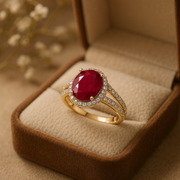 Gold Diamonds Ruby