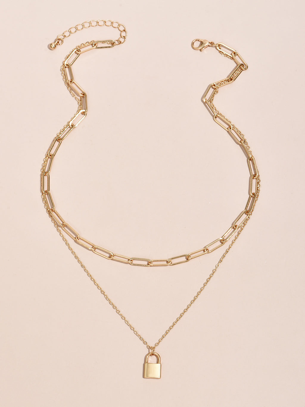 Creative Lady Multi-layer Wearing Necklace Gold