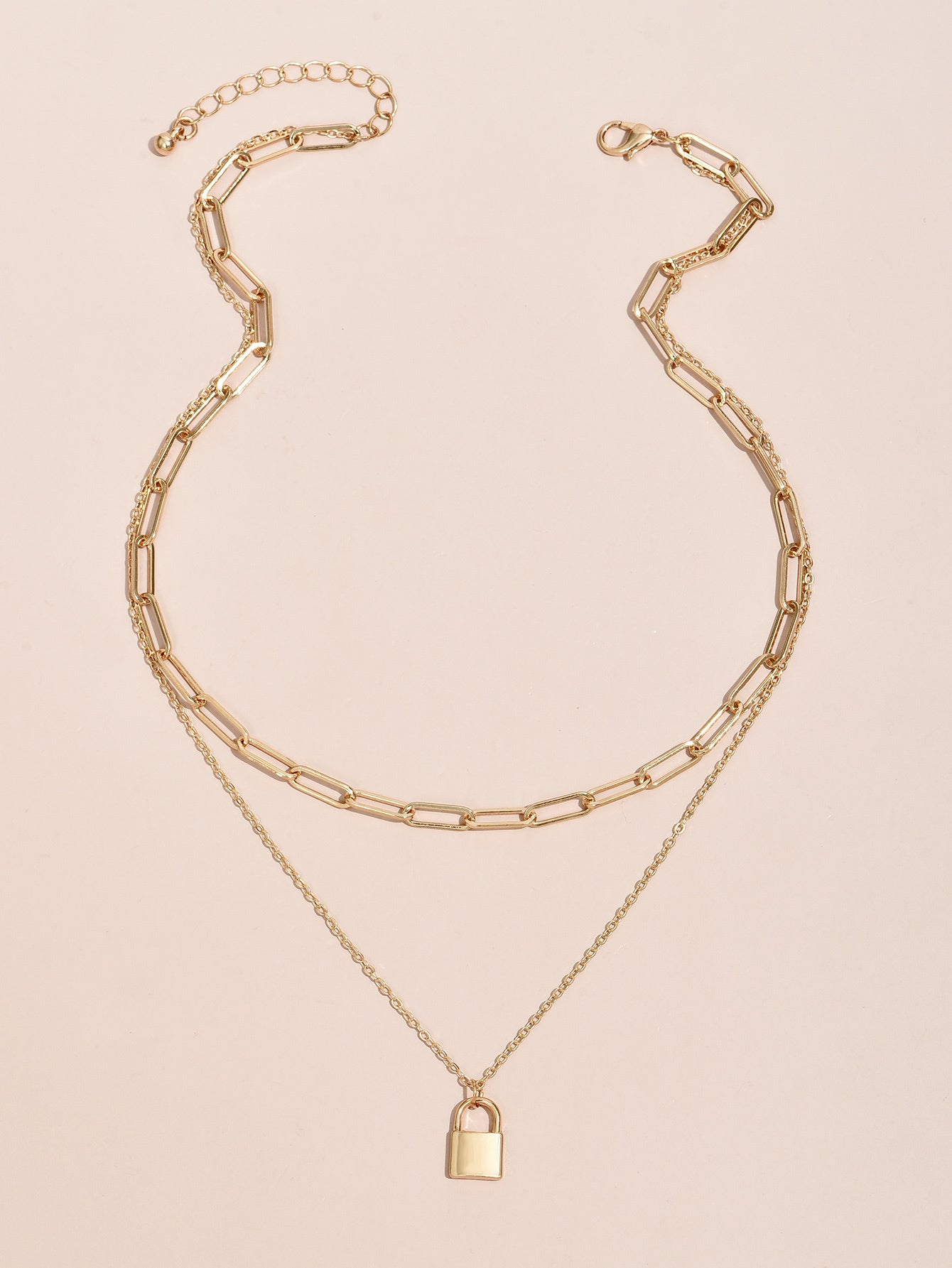 Creative Lady Multi-layer Wearing Necklace Gold