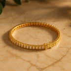 Sparkling Diamonds Gold Bracelet