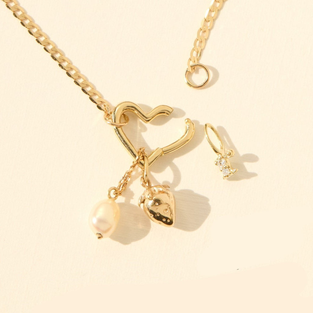 Stainless Steel DIY Vacuum Plating 18K Gold Color Protection Necklace