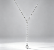 Tassel - A Fashionable And Luxurious Diamond Jewelry Pendant Set With Moissanite S925 Sterling Silver And Platinum Plating