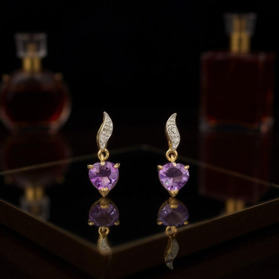Amethyst Designer Earrings