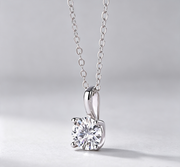 Encounter - A Fashionable And Luxurious Diamond Jewelry Pendant Set With 1-carat Moissan Diamond S925 Sterling Silver