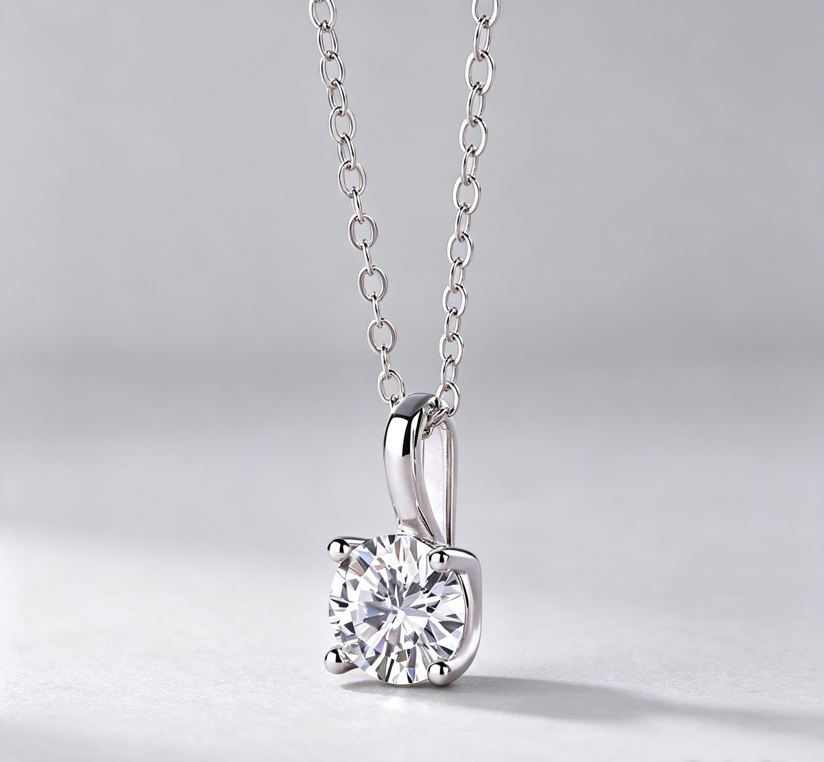 Encounter - A Fashionable And Luxurious Diamond Jewelry Pendant Set With 1-carat Moissan Diamond S925 Sterling Silver
