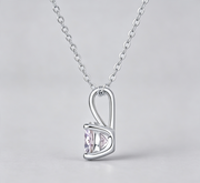 Encounter - A Fashionable And Luxurious Diamond Jewelry Pendant Set With 1-carat Moissan Diamond S925 Sterling Silver