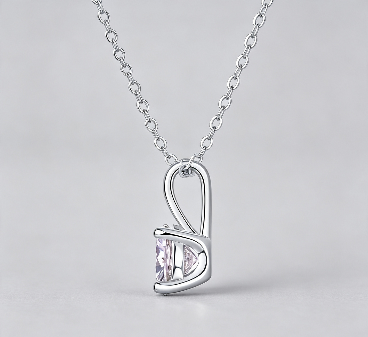 Encounter - A Fashionable And Luxurious Diamond Jewelry Pendant Set With 1-carat Moissan Diamond S925 Sterling Silver