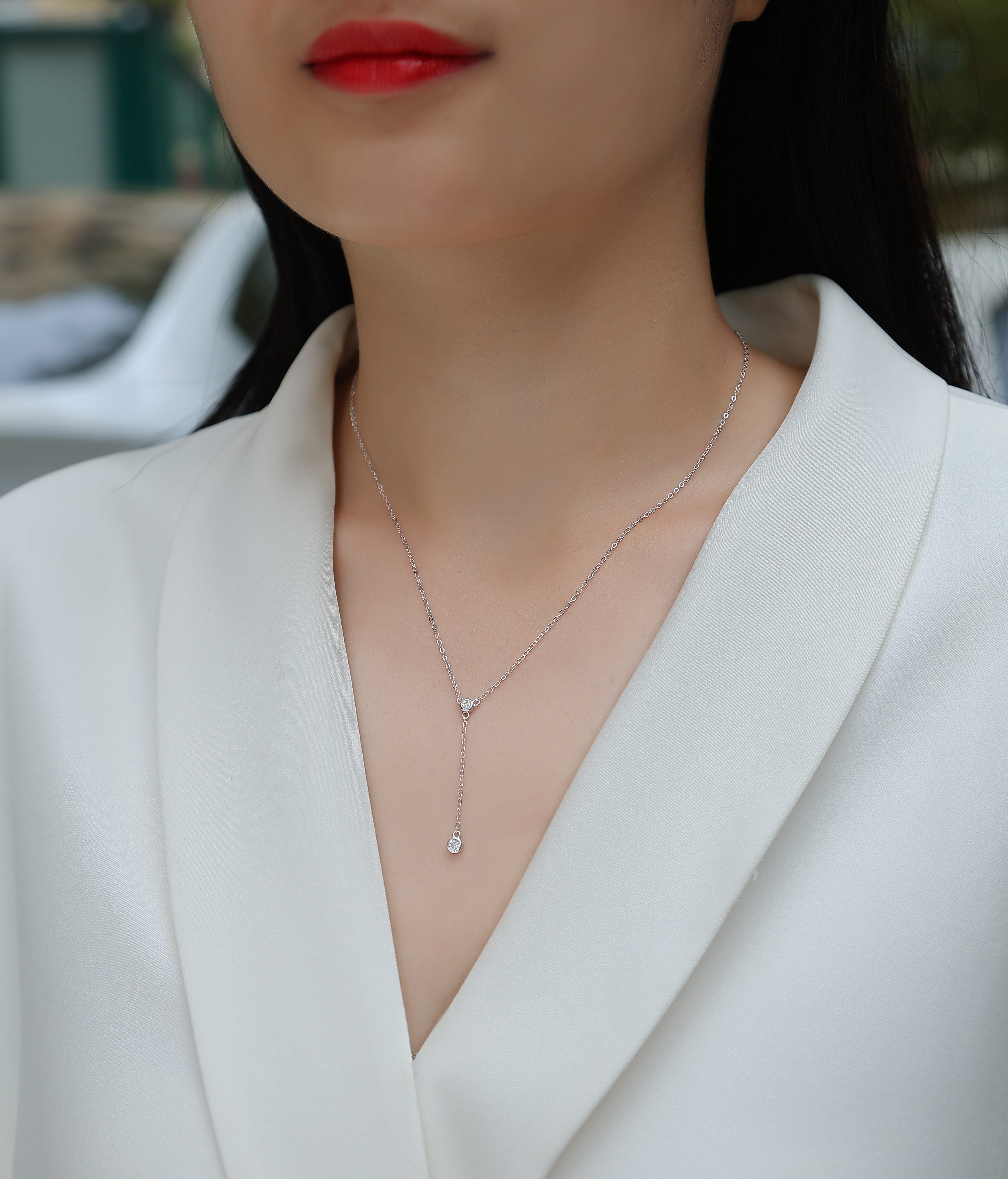 Tassel - A Fashionable And Luxurious Diamond Jewelry Pendant Set With Moissanite S925 Sterling Silver And Platinum Plating