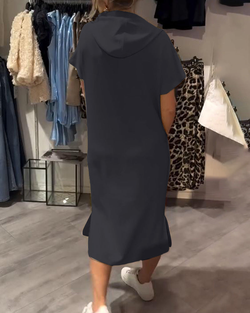 Bridget - Casual Hoodie Dress