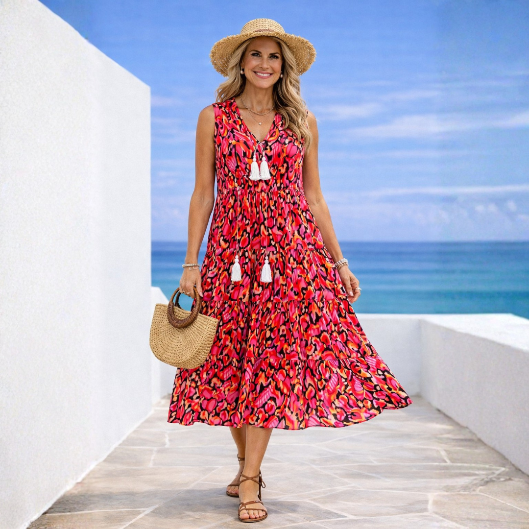 Lily | Bohemian Midi Dress