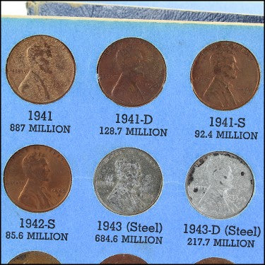 Lincoln Head Cent Collection – Starting 1941, Number Two Folder