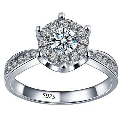 Wish fashion engagement ring exquisite eight heart eight arrow zircon ring female jewelry wholesale