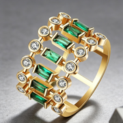 Emerald Gold Ring