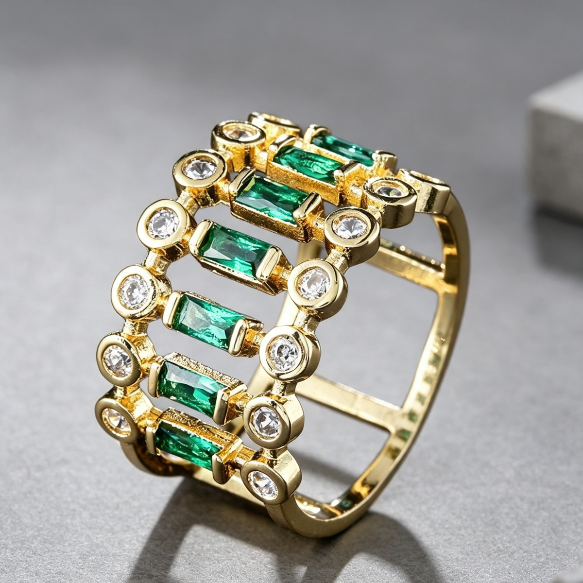Emerald Gold Ring