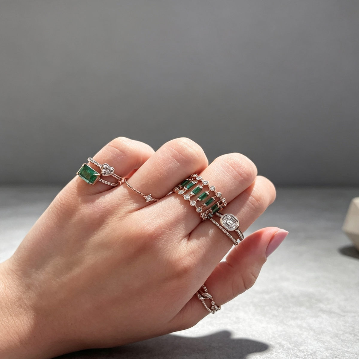 Emerald Gold Ring